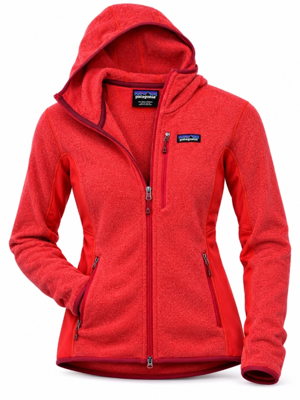 Patagonia Better Sweater Full Zip Hoodie Red Fleece Jacket Women’s XS